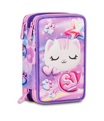 Astuccio 3 Zip 3D Sj Gang Glowcat