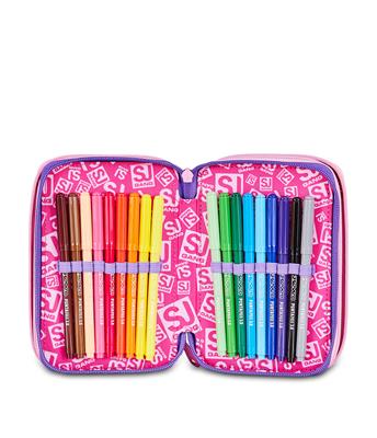 Astuccio 3 Zip 3D Sj Gang Glowcat