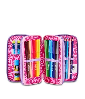 Astuccio 3 Zip 3D Sj Gang Pixie Unicorn
