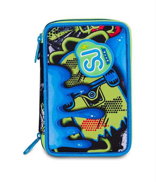 Astuccio 3 Zip Sj Gang Soft Pouch Boy