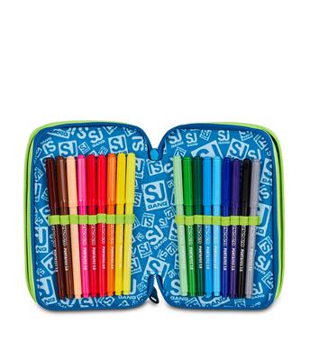 Astuccio 3 Zip Sj Gang Soft Pouch Boy