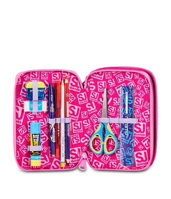 Astuccio 3 Zip Sj Gang Soft Pouch Girl