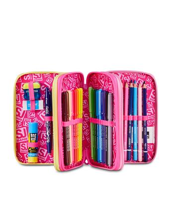 Astuccio 3 Zip Sj Gang Joyful Pins Girl