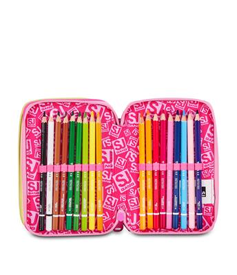 Astuccio 3 Zip Sj Gang Joyful Pins Girl