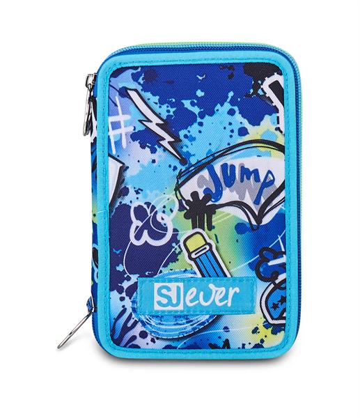 Astuccio 3 Zip Sj Gang Sj Ever Cloudy Blue