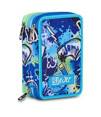 Astuccio 3 Zip Sj Gang Sj Ever Cloudy Blue