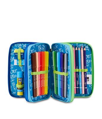 Astuccio 3 Zip Sj Gang Sj Ever Cloudy Blue