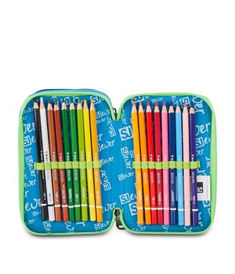 Astuccio 3 Zip Sj Gang Sj Ever Cloudy Blue