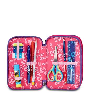 Astuccio 3 Zip Sj Gang Sj Ever Multiviolet