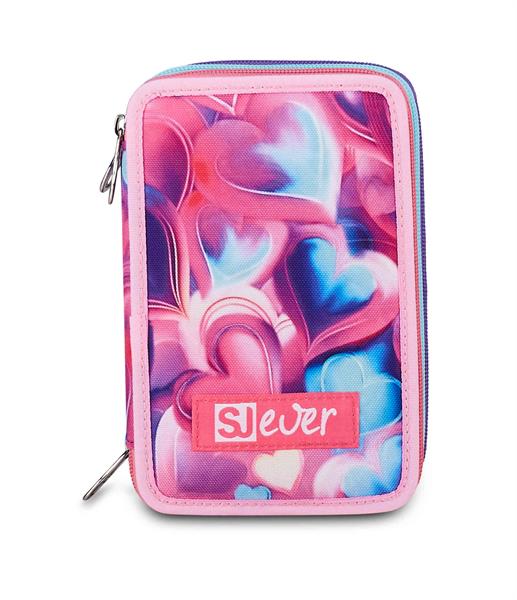 Astuccio 3 Zip Sj Gang Sj Ever Pink Beat