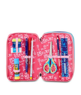 Astuccio 3 Zip Sj Gang Sj Ever Pink Beat