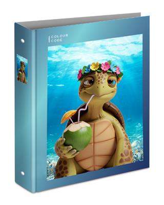 Raccoglitore ad Anelli A4 Maxi D 30mm Colour Code Animal Multico