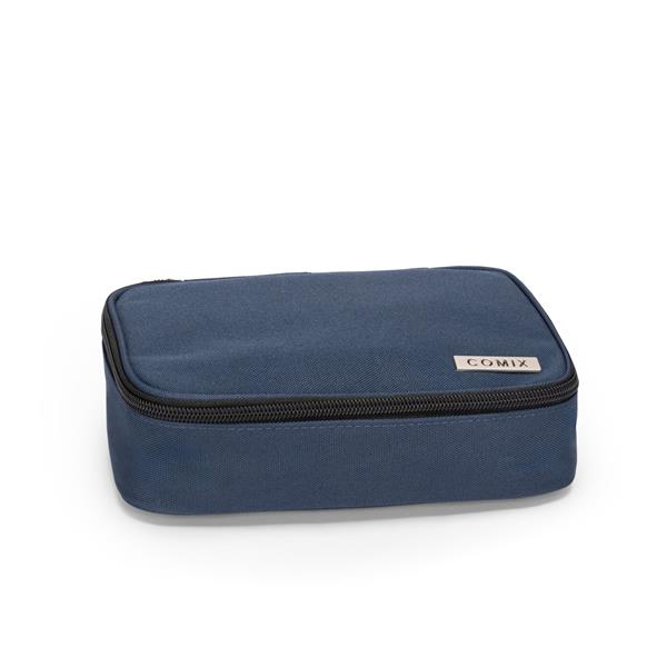 Astuccio Rettangolare Organizzato Maxi Monocolore Blu Comix
