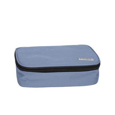 Astuccio Rettangolare Organizzato Maxi Monocolore Dusty Blue Com