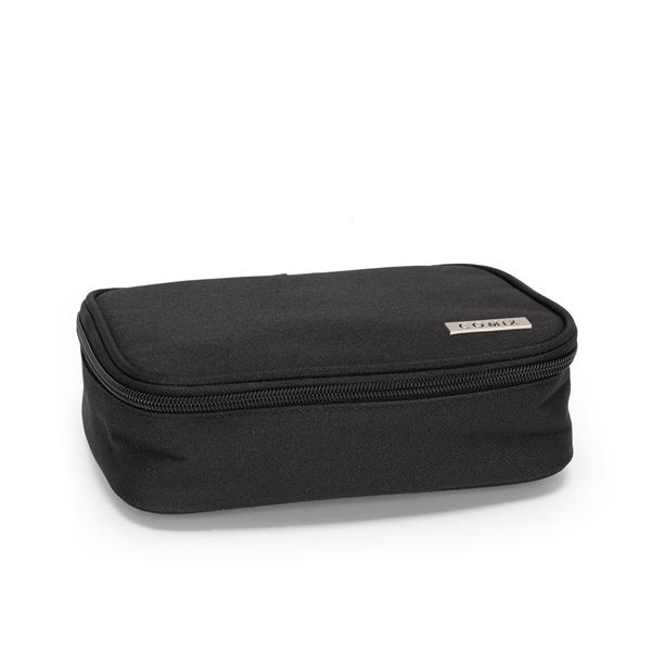 Astuccio Rettangolare Organizzato Maxi Monocolore Nero Comix