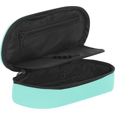 Astuccio Ovale Organizzato Monocolore Acquamarina Comix
