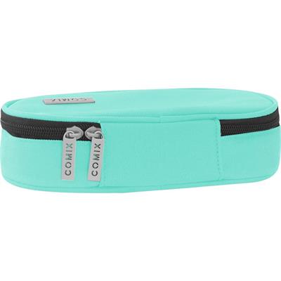 Astuccio Ovale Organizzato Monocolore Acquamarina Comix