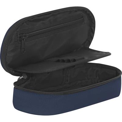 Astuccio Ovale Organizzato Monocolore Blu Comix
