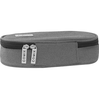 Astuccio Ovale Organizzato Monocolore Grigio Mel. Comix