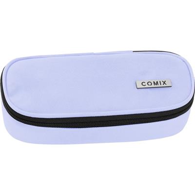 Astuccio Ovale Organizzato Monocolore Lilla Comix