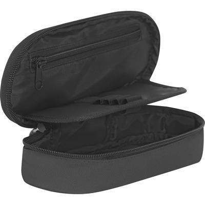 Astuccio Ovale Organizzato Monocolore Nero Comix