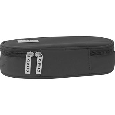 Astuccio Ovale Organizzato Monocolore Nero Comix