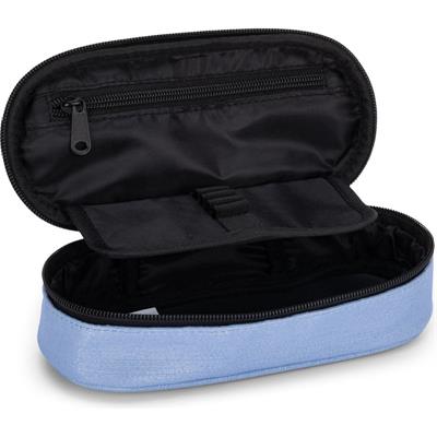 Astuccio Ovale Organizzato Lurex Azzurro Comix