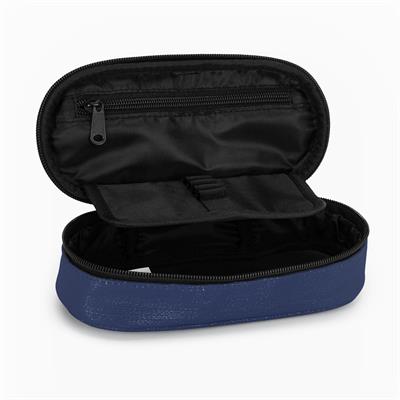 Astuccio Ovale Organizzato Lurex Blu Comix