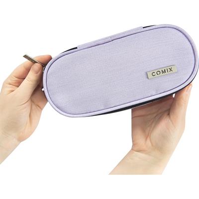 Astuccio Ovale Organizzato Lurex Lilla Comix