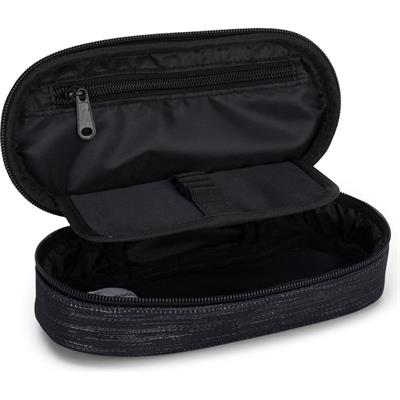 Astuccio Ovale Organizzato Lurex Nero Comix
