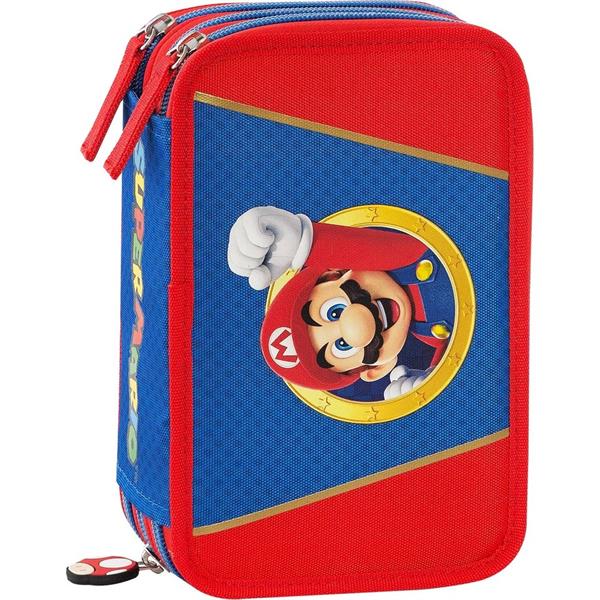 Astuccio Corredo 3 Zip Supermario