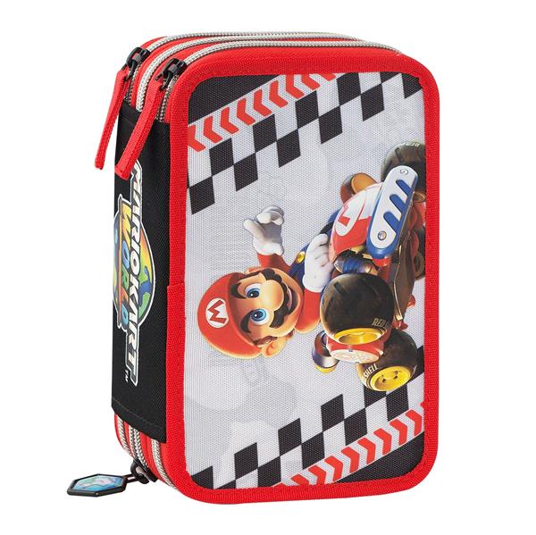 Astuccio Corredo 3 Zip Mariokart