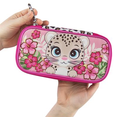 Astuccio Ovale Org. Wwf Illustrato Leopardo