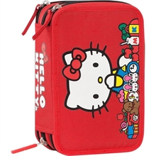 Astuccio Corredo 3 Zip Hello Kitty