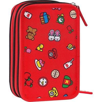 Astuccio Corredo 3 Zip Hello Kitty