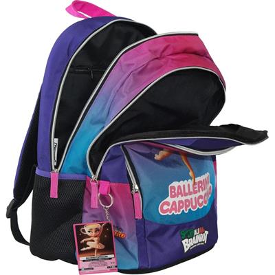 Zaino Scuola Organizzato Ballerina Skifidol Italian Brainrot