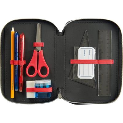 Astuccio Corredo 3 Zip Capuchino Skifidol Italian Brainrot