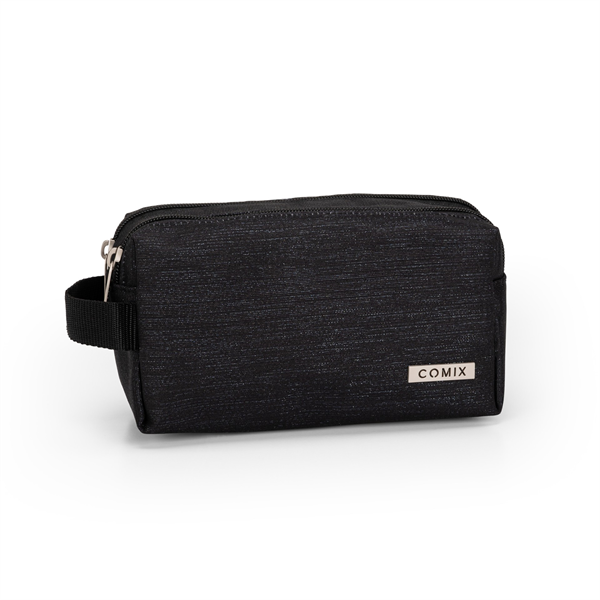 Astuccio 2 Zip Lurex Nero Comix