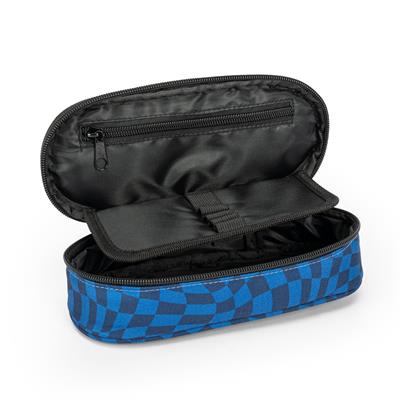 Astuccio Ovale Organizzato Allover Check Comix