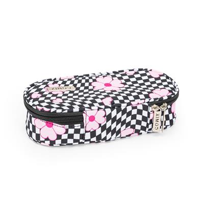 Astuccio Ovale Organizzato Allover Flower Check Comix