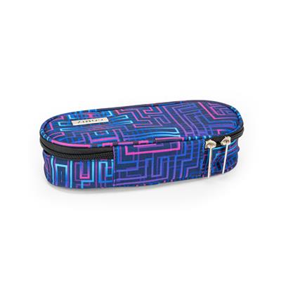 Astuccio Ovale Organizzato Allover Labyrinth Comix