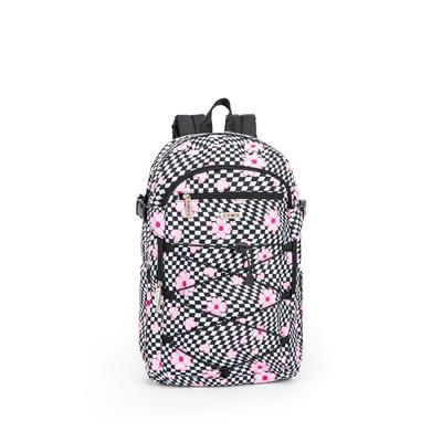 Zaino Organizzato Rope  Allover Flower Check Comix
