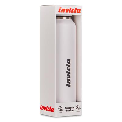 Bottle Slim Plain Invicta Borracce Bianca