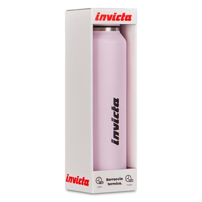 Bottle Slim Plain Invicta Borracce Rosa