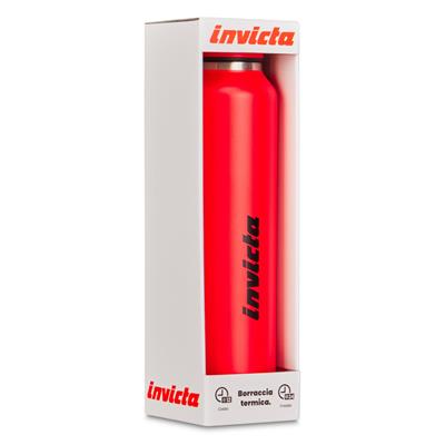 Bottle Slim Plain Invicta Borracce Rossa