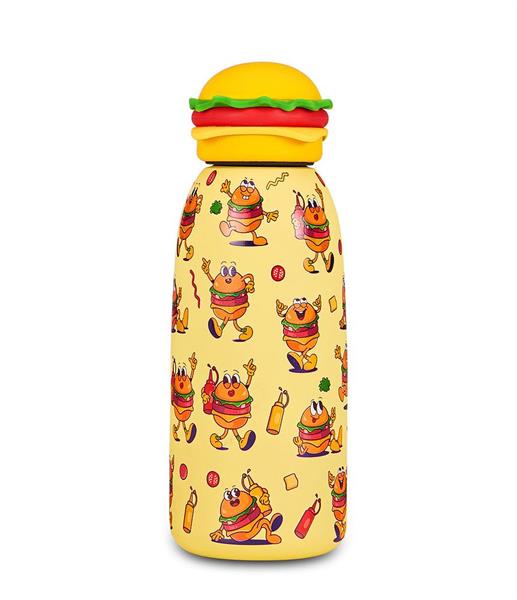 Bottle Con Tappo Sagomato 500Ml Food Cartomania Chill & Refi