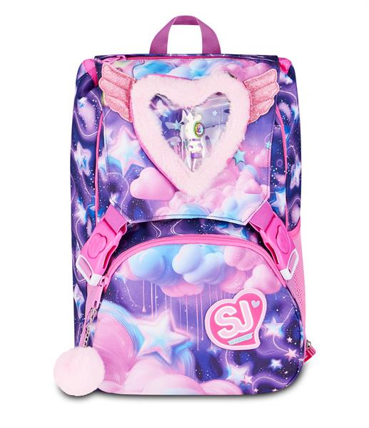 Zaino Sdoppiabile Big Sj Gang Fluffy Pink Girl
