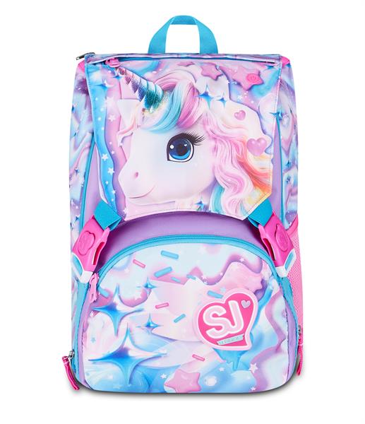 Zaino Sdoppiabile Big Sj Gang Glow Led Unicorn Girl