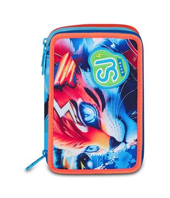 Astuccio 3 Zip Sj Gang Speed Animal Boy