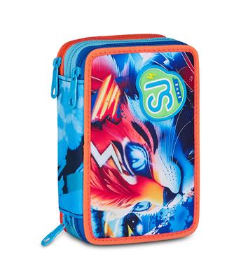 Astuccio 3 Zip Sj Gang Speed Animal Boy